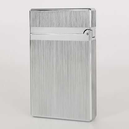 Dupont L2 Black Brushed Metal Soft Flame Lighter #014