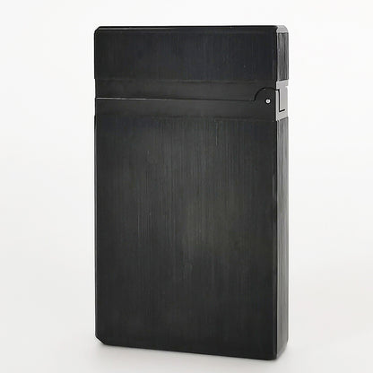 Dupont L2 Black Brushed Metal Soft Flame Lighter #014