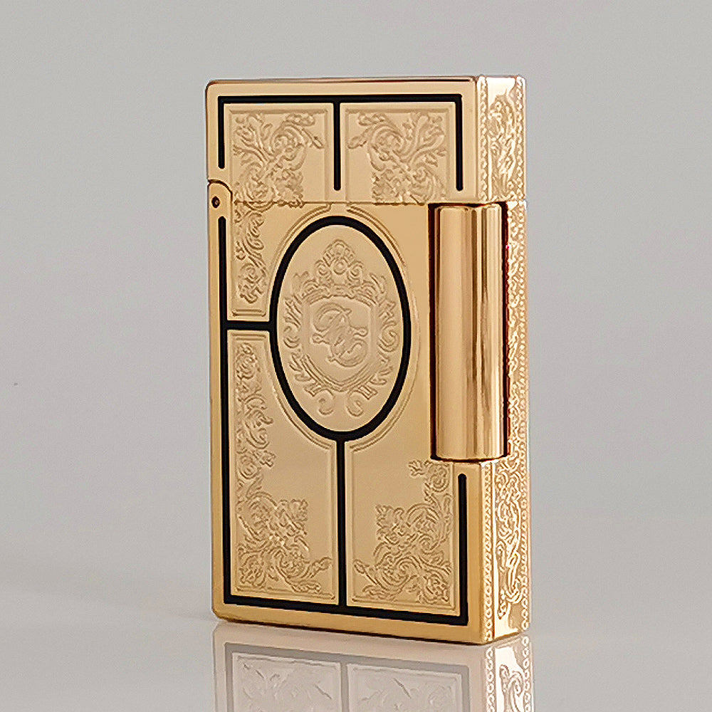 Dupont Ligne 2 Second Empire Double Flame Gas Lighter #116