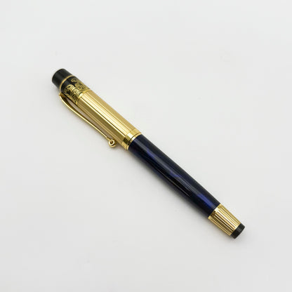 Luxury Vintage Rollerball Pen with Gold Cap
