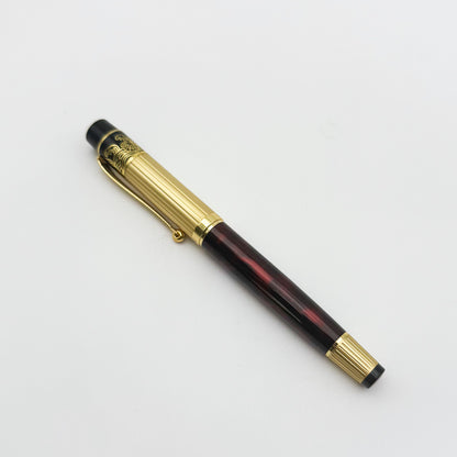 Luxury Vintage Rollerball Pen with Gold Cap