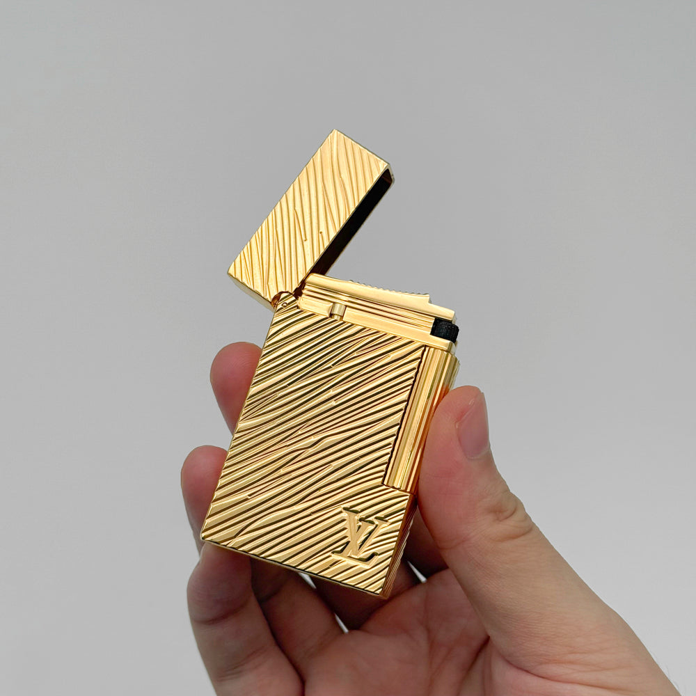 S.T. Dupont Ligne2 Brass Lighter Luxury Gold Collectible#211