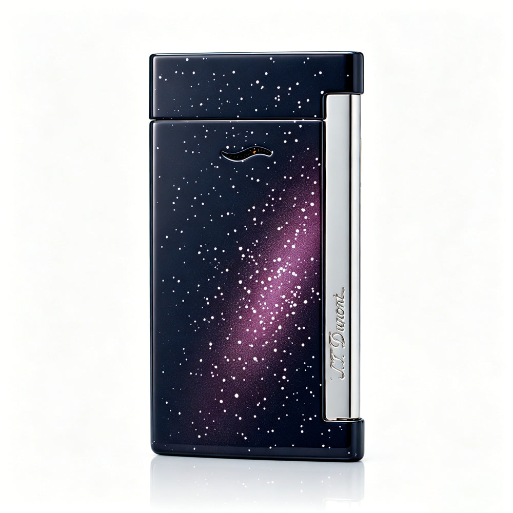 S.T. Dupont Slim 7 Space Black Galaxy Luxury Torch Lighter#006