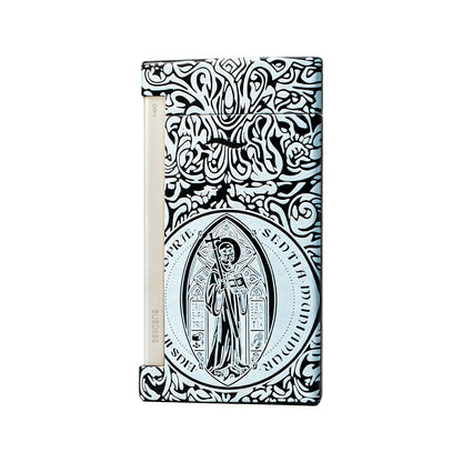 S.T. Dupont Black White Slim 7 Constantine Saint Benedict Cross Lighter #007
