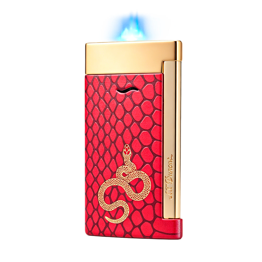 S.T. Dupont Red Lighter Slim 7 Year of the Snake Limited Edition