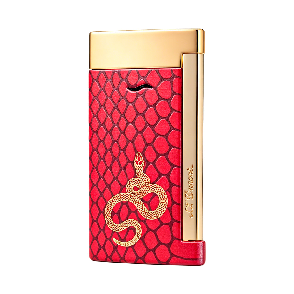 S.T. Dupont Red Lighter Slim 7 Year of the Snake Limited Edition