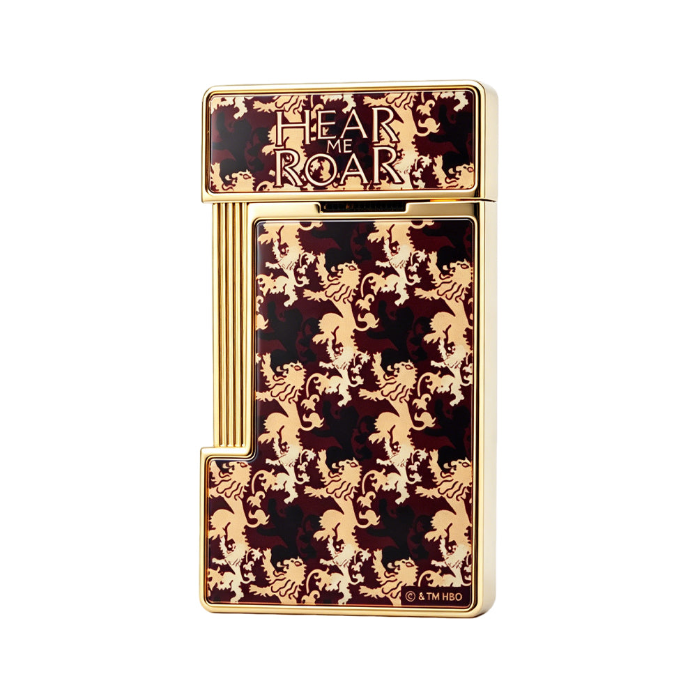 S.T. Dupont Slimmy Gold Game of Thrones Lannister Lion Lighter #101