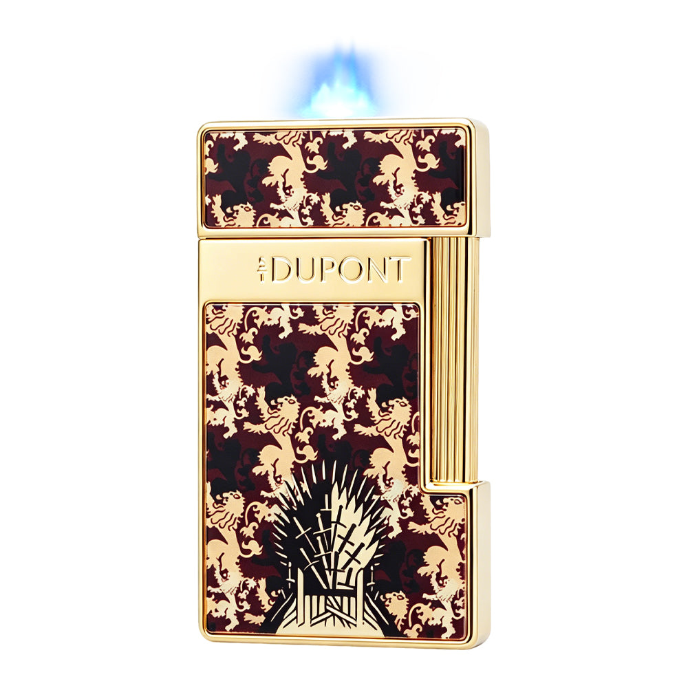 S.T. Dupont Slimmy Gold Game of Thrones Lannister Lion Lighter #101