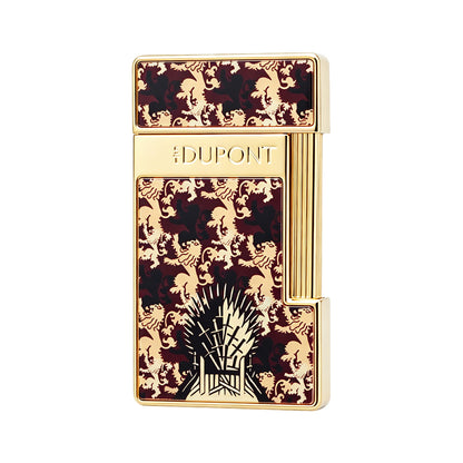 S.T. Dupont Slimmy Gold Game of Thrones Lannister Lion Lighter #101