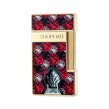S.T. Dupont Slimmy Gold Game of Thrones Targaryen Dragon Lighter #101
