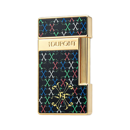 S.T. Dupont Slimmy Fuente Collaboration Black Gold Torch Flame Lighter #104