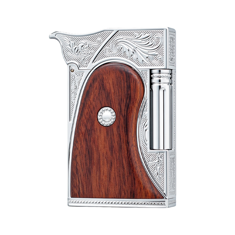 Dupont Wild West Engraved Limited Edition Double Flame Lighter #257