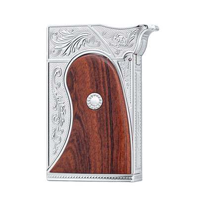 Dupont Wild West Engraved Limited Edition Double Flame Lighter #257