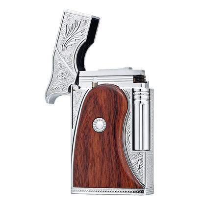Dupont Wild West Engraved Limited Edition Double Flame Lighter #257