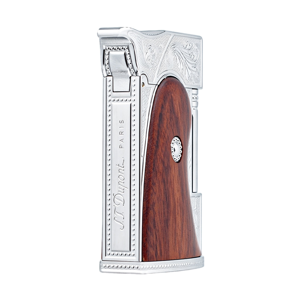 Dupont Wild West Engraved Limited Edition Double Flame Lighter #257