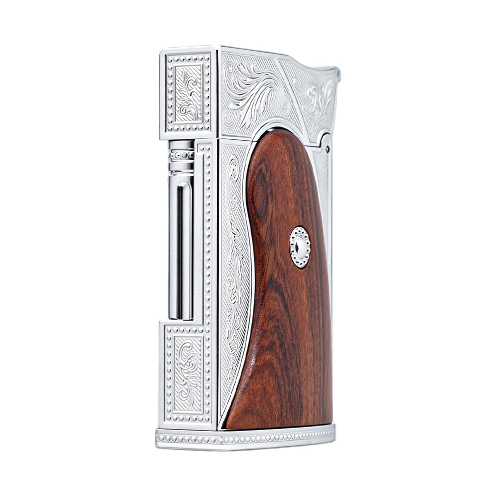 Dupont Wild West Engraved Limited Edition Double Flame Lighter #257