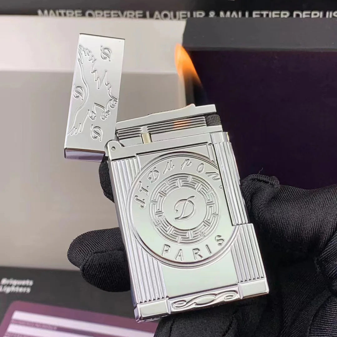 Classical Brass S.T Dupont Lighter #093