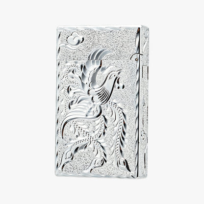 Dupont Dragon Phoenix Engraved Soft Flame Lighter #182