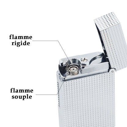 Double Flame S.T. Dupont Le Grand Diamond Head Torch Luxury Lighter #600
