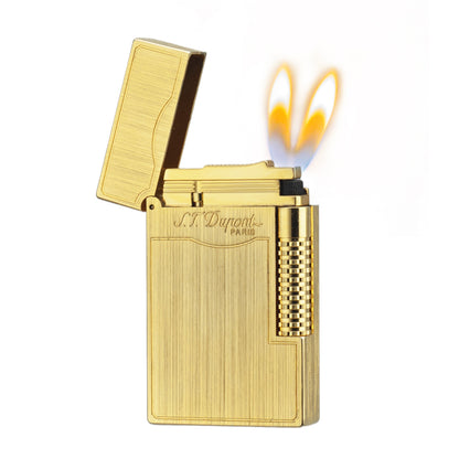 Double Flame S.T. Dupont Ligne 2 Metal Lighter #305