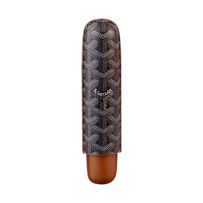 Goyard Luxury Cigar Case with 3-Slot Holder