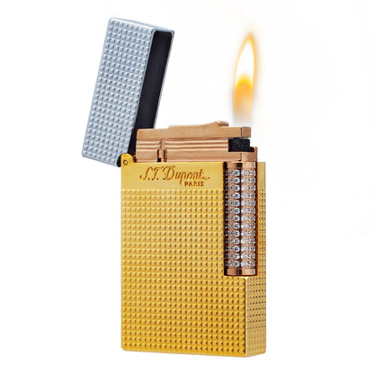 S.T. Dupont Lighter Ligne 2 150th Anniversary Limited  with Fully Diamond-set Roller#111