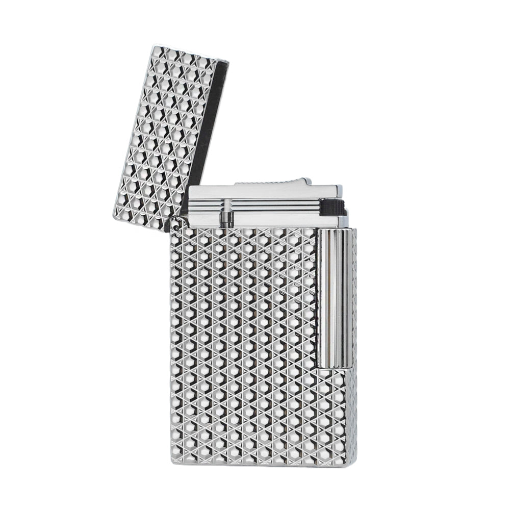 ST Dupont Lighter with Hexagon Geometric Engraved #125