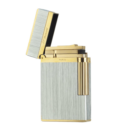 JT Dunant Refillable Gas Brushed Metal Lighter#014
