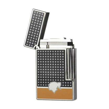 Gas Lighter Cohiba Girl LOGO x S.T. Dupont Lacquer Small Square#147 Black&Gold