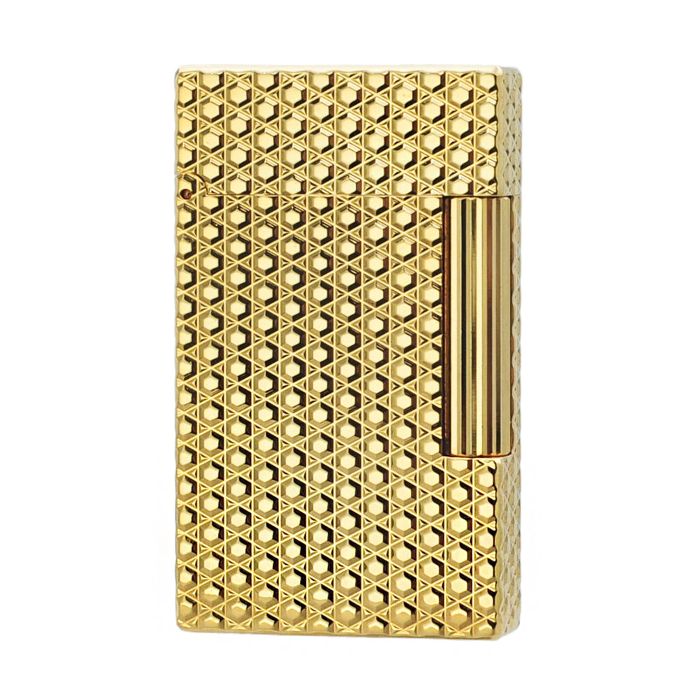 ST Dupont Lighter with Hexagon Geometric Engraved #125